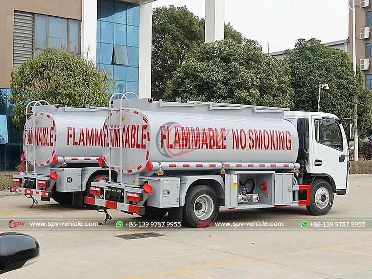 DONGFENG Light-duty Fuel Dispensing Truck - Rear Right Side